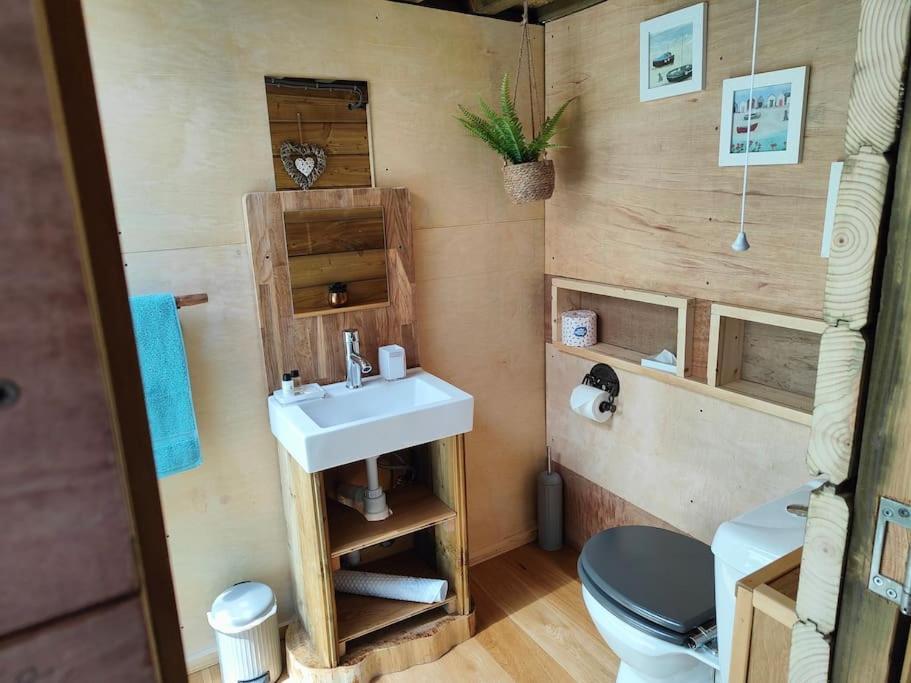 Little Swelle Cabin With Awesome Sea Views Poundstock Exterior foto