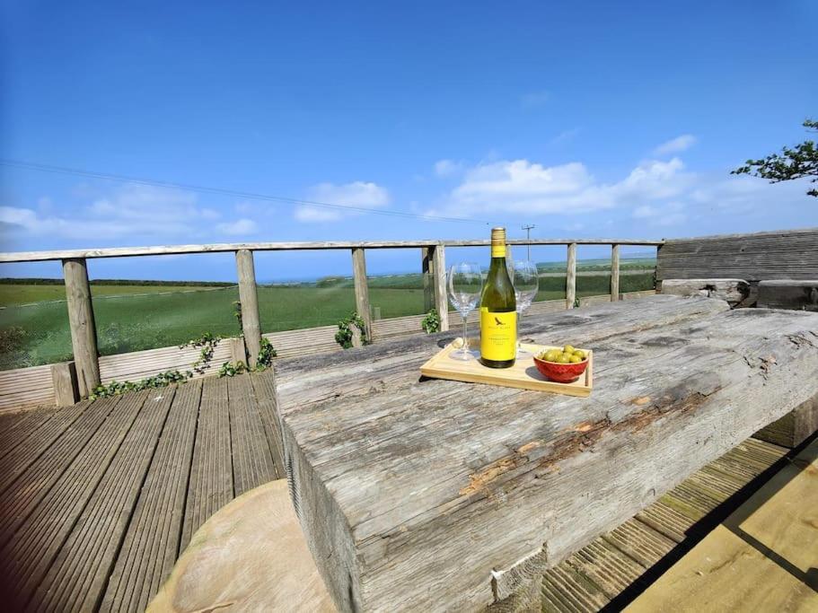 Little Swelle Cabin With Awesome Sea Views Poundstock Exterior foto